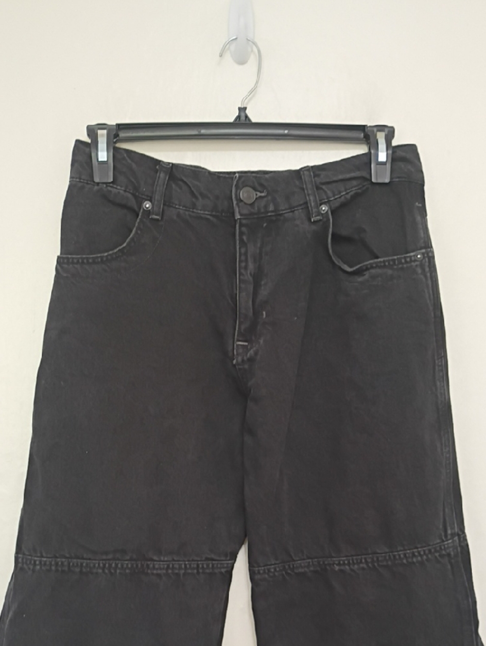 We The Free Black Benji Relaxed Wide Leg Jeans Size 29 - Picture 3 of 12